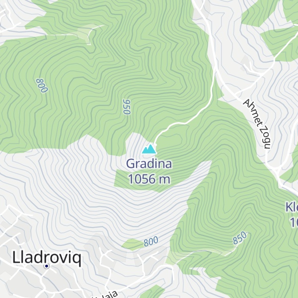 Map of Gradina