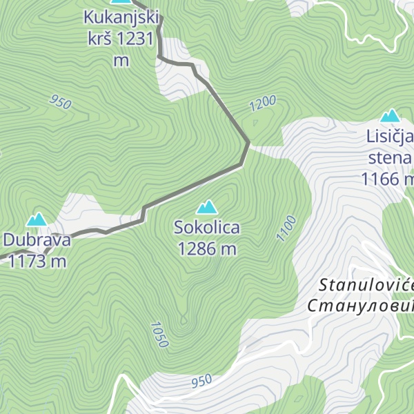 Map of Sokolica