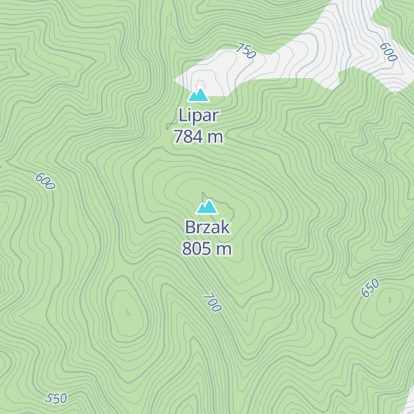 Map of Brzak