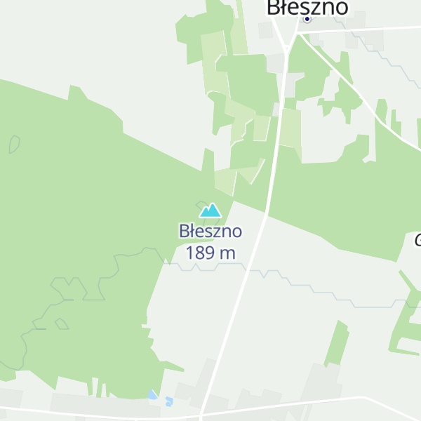Map of Błeszno