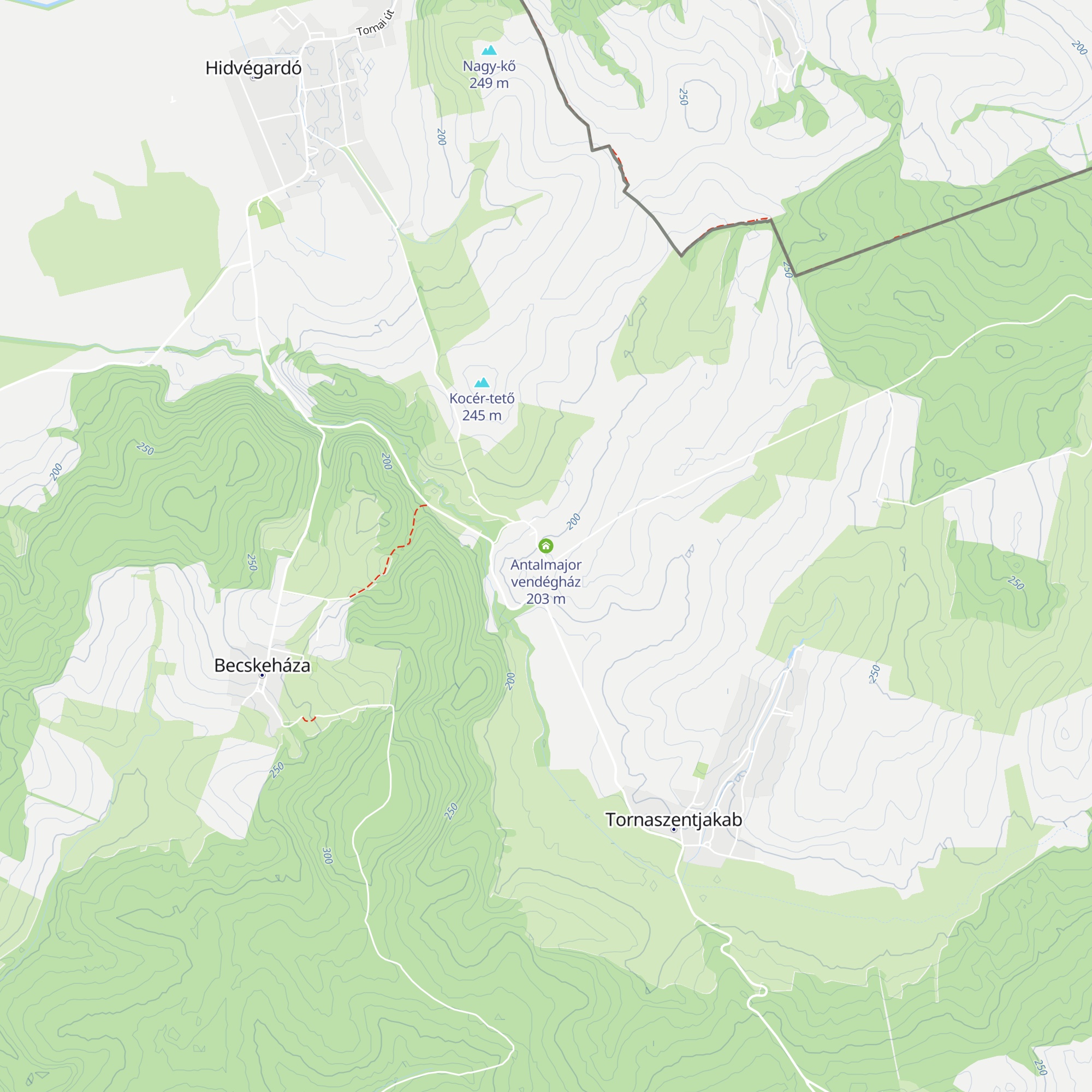 Antalmajor vendégház map