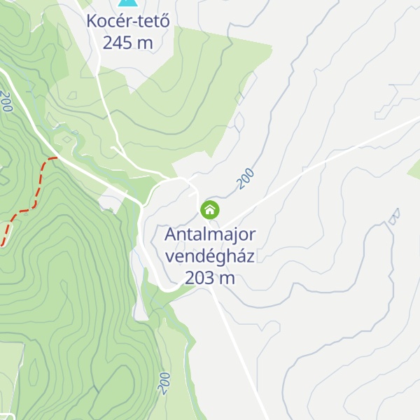 Map of Antalmajor vendégház