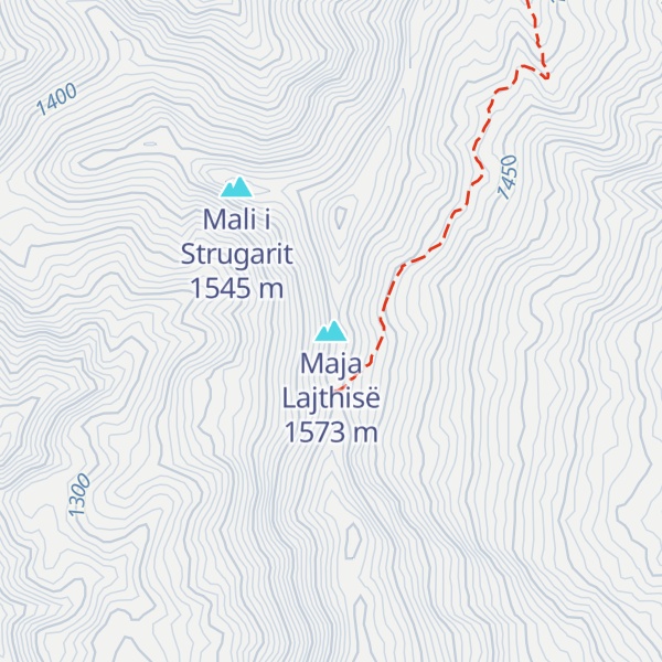 Map of Maja Lajthisë