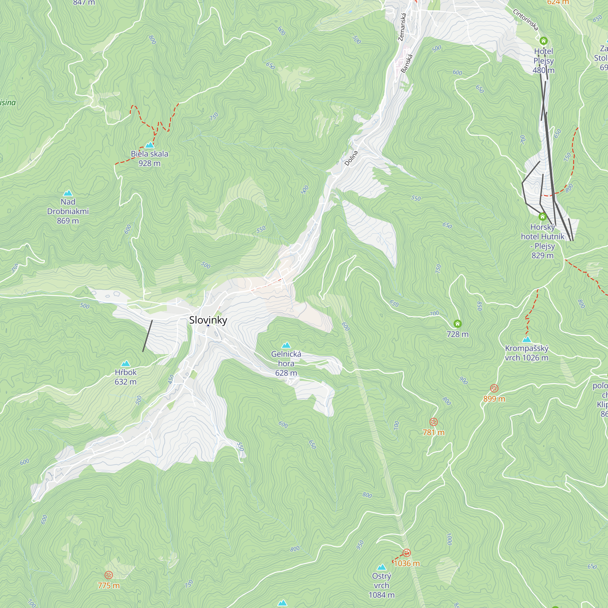 Kynologický klub Slovinky map