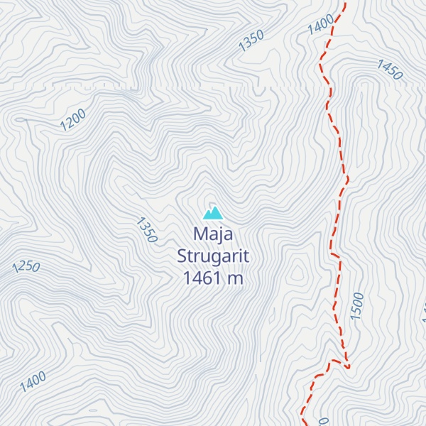 Map of Maja Strugarit