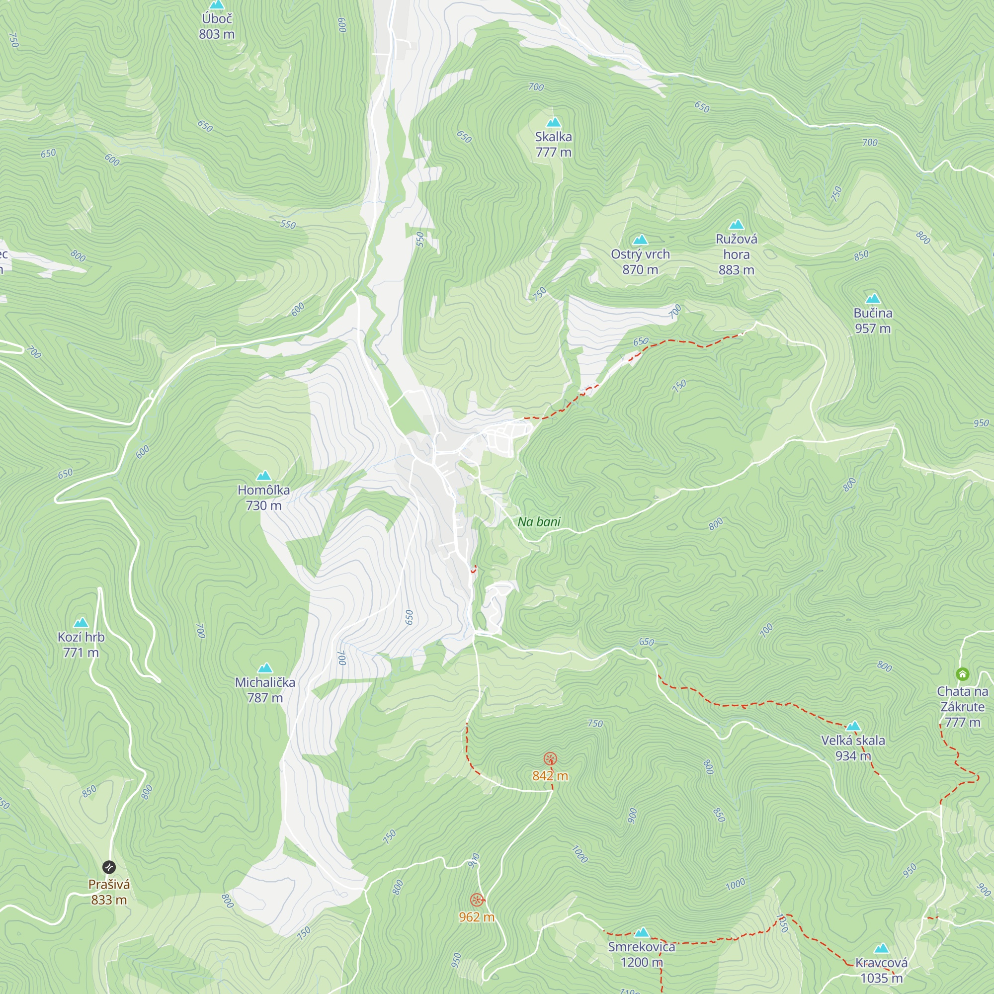 Vodovod pre obec map