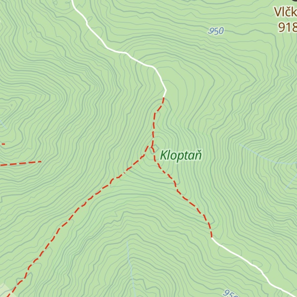 Map of Kloptaň