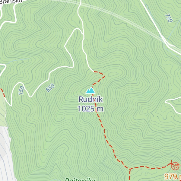 Map of Rudník