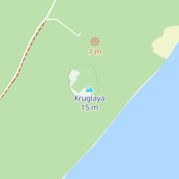 Map of Kruglaya