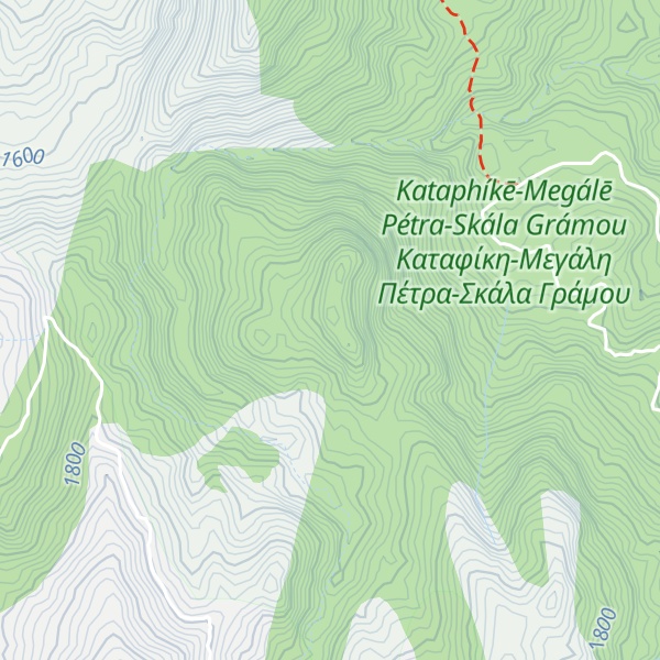 Map of Megali Petra