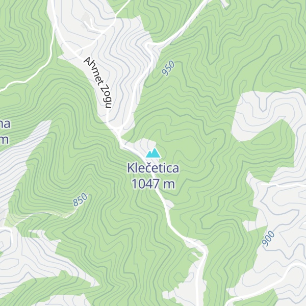 Map of Klečetica