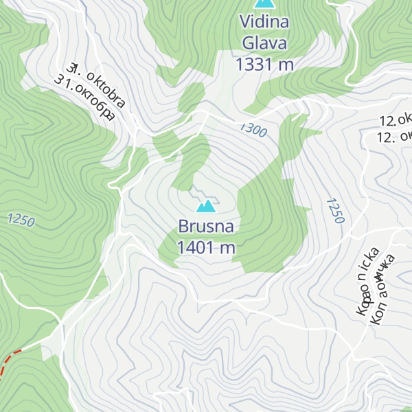 Map of Brusna