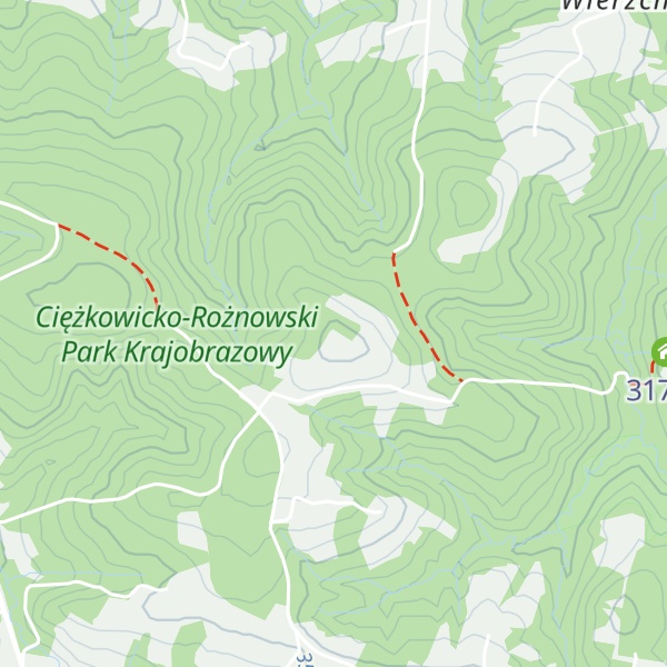 Map of Sucha Góra Zachodnia (Góry)