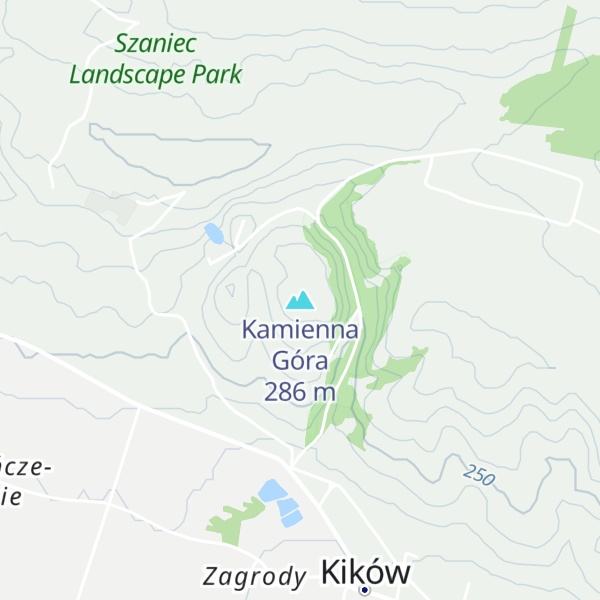 Map of Kamienna Góra