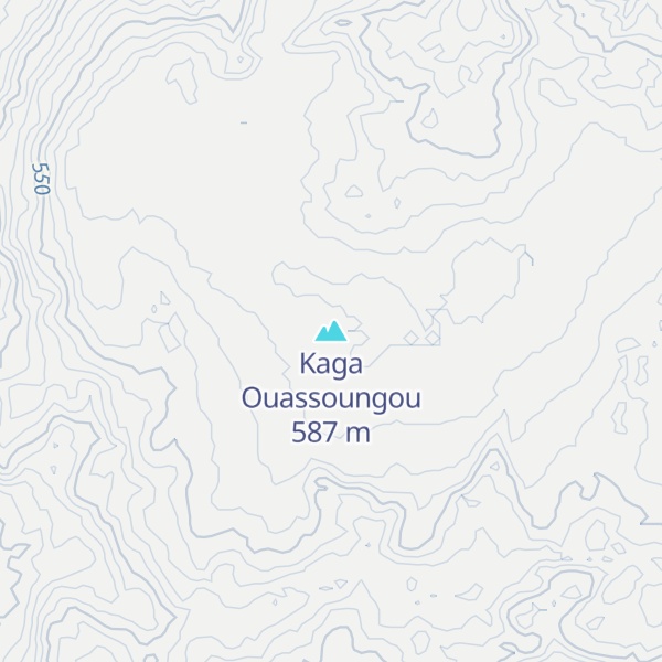 Map of Kaga Ouassoungou