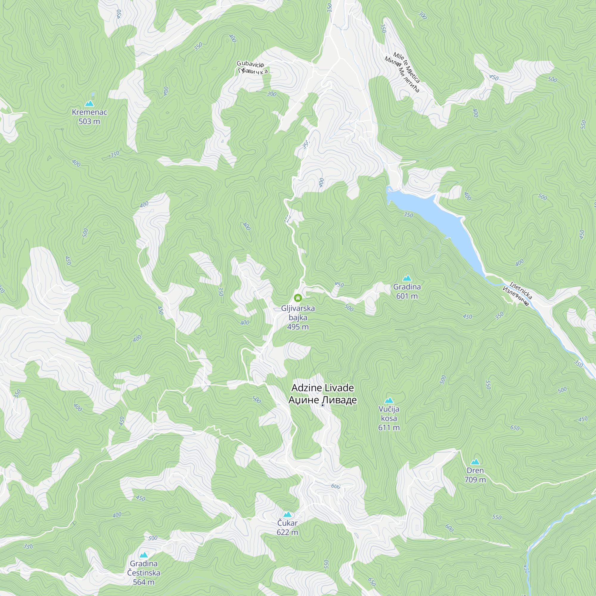 Gljivarska bajka map