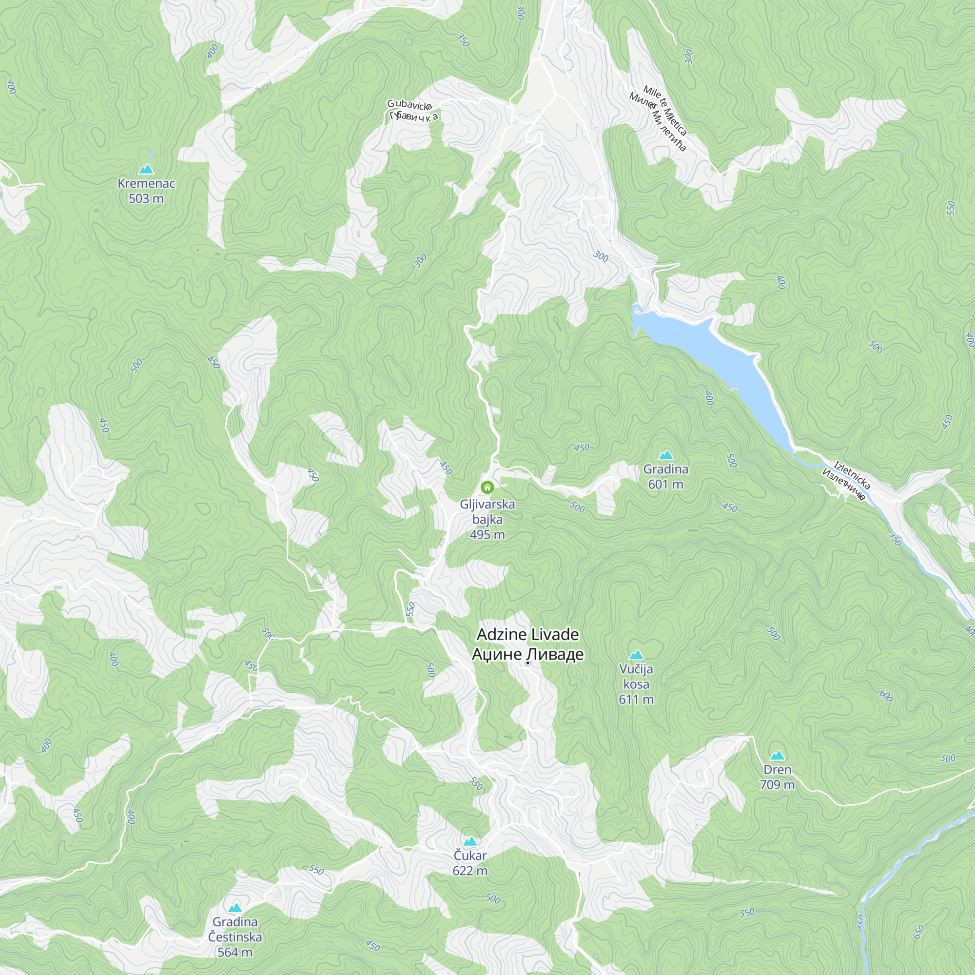 Gljivarska bajka map