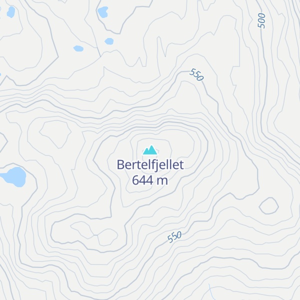 Map of Bertelfjellet