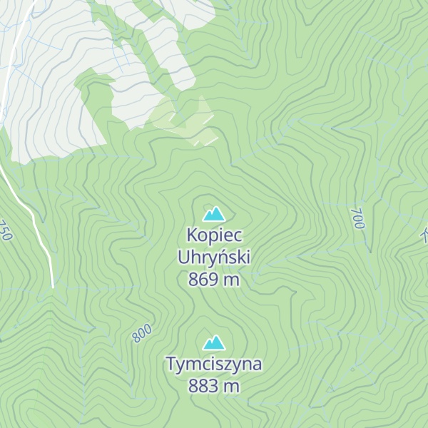 Map of Kopiec Uhryński