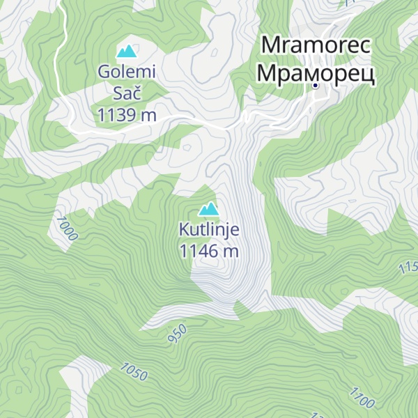 Map of Kutlinje