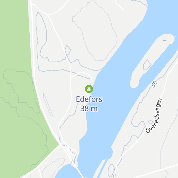 Map of Edefors