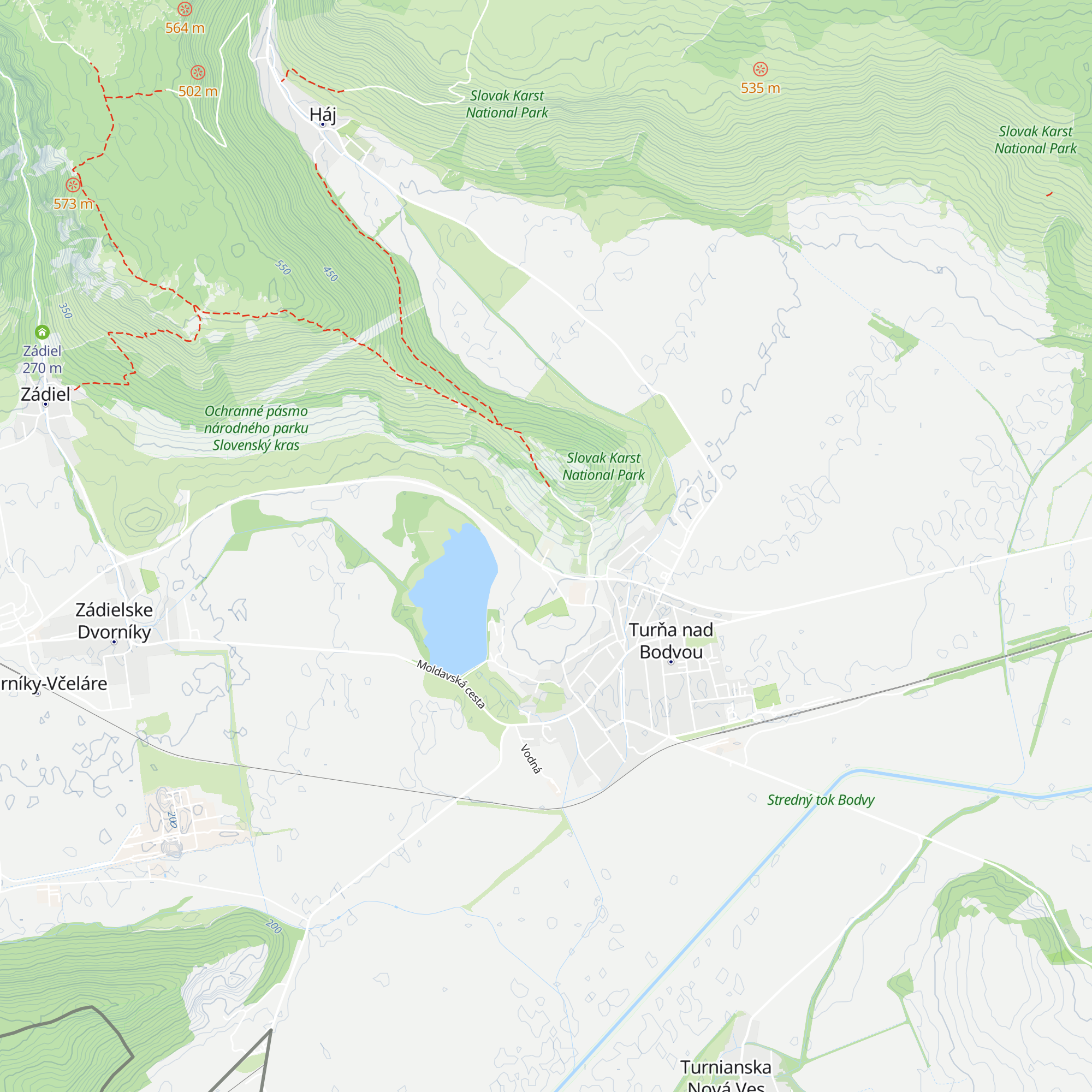 Reštaurácia pod Hradom map