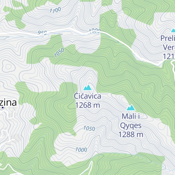 Map of Ćićavica