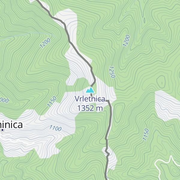 Map of Vrletnica