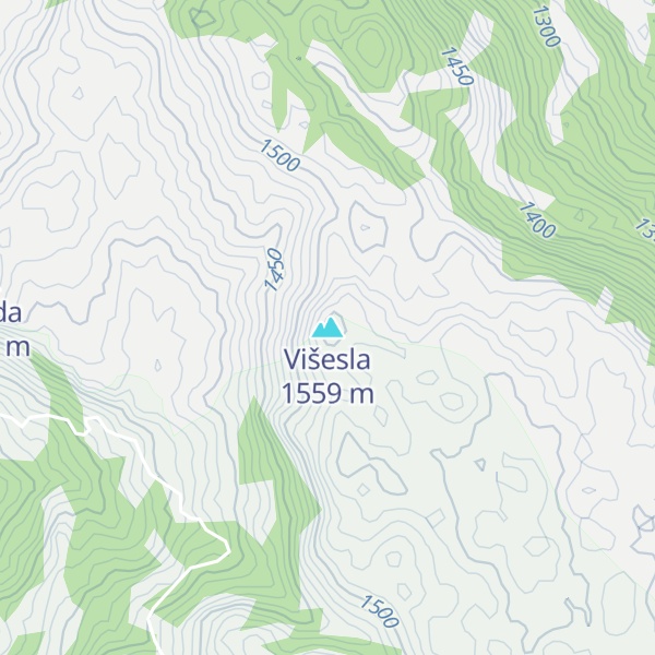 Map of Višesla