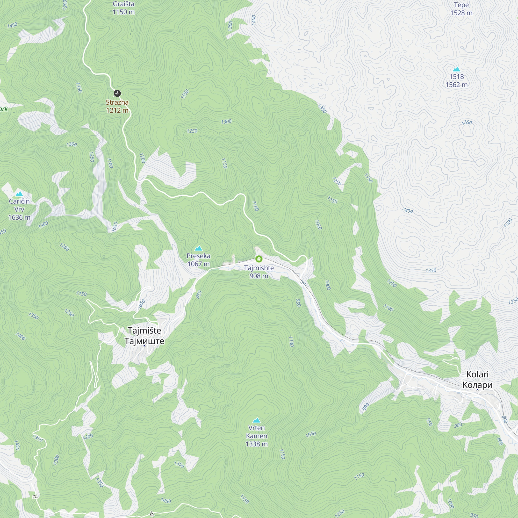 Tajmishte map