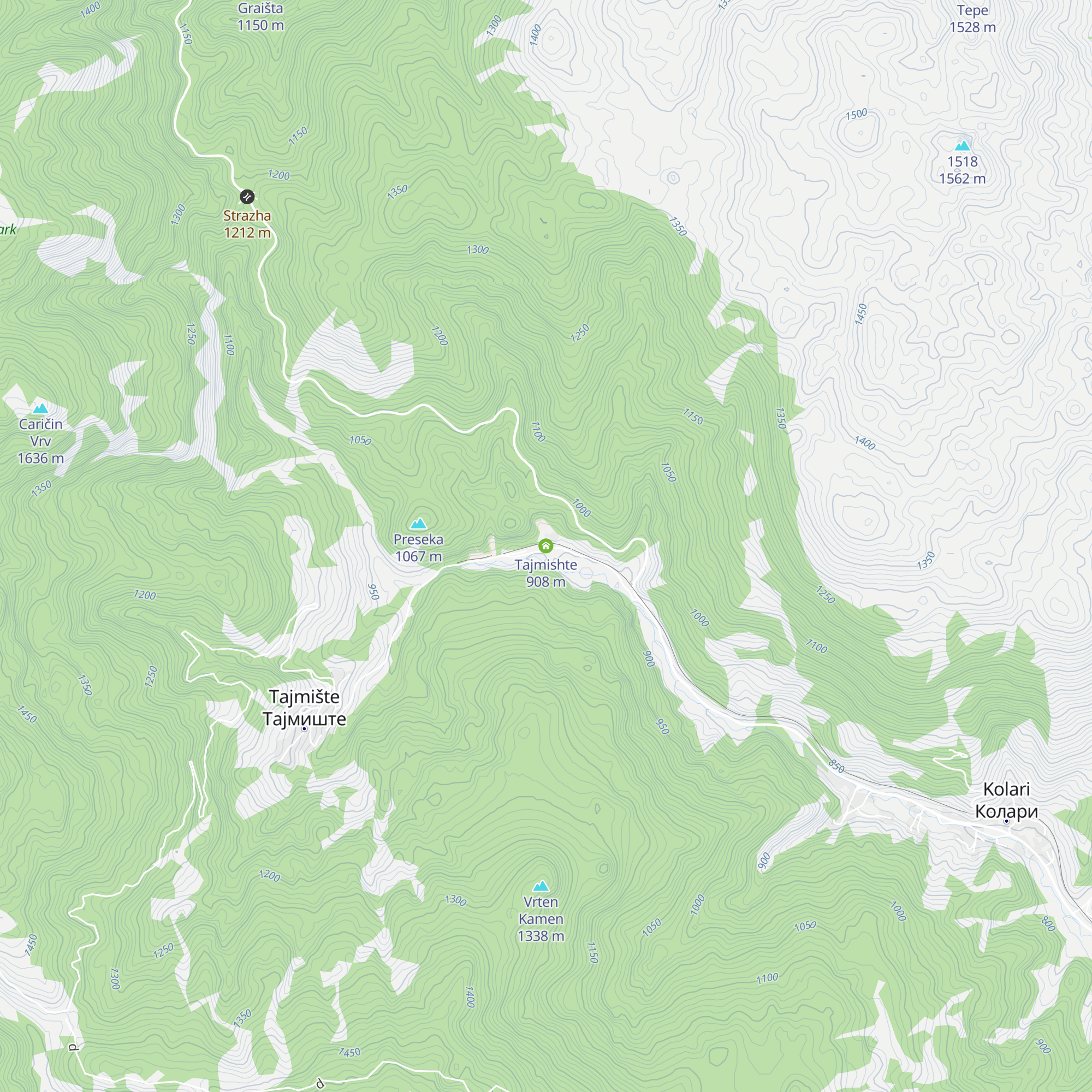 Tajmishte map
