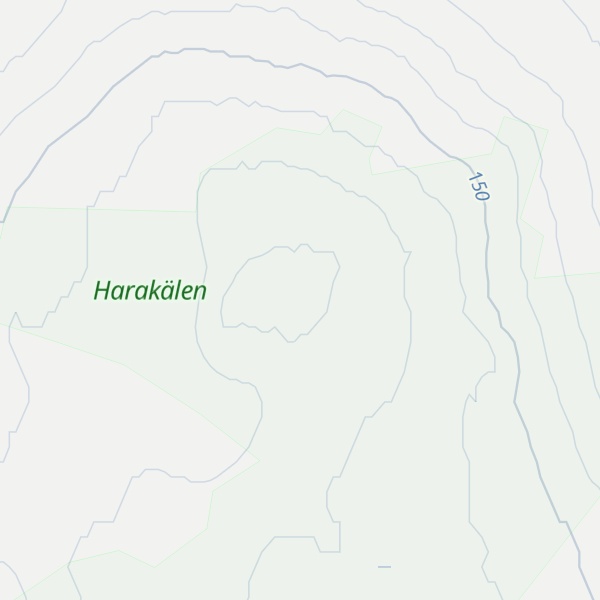 Map of Harakälen