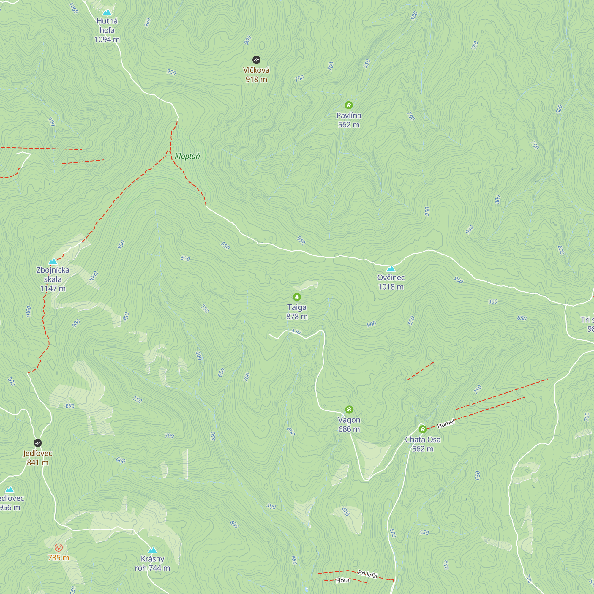 Taiga map