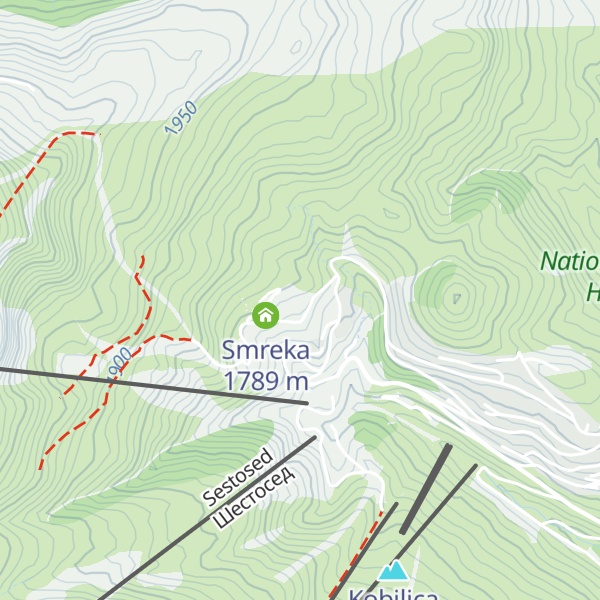 Map of Ljuboten