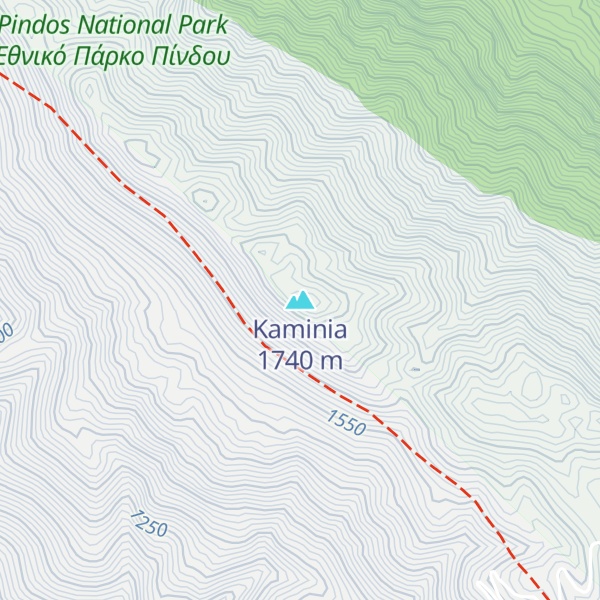 Map of Kaminia