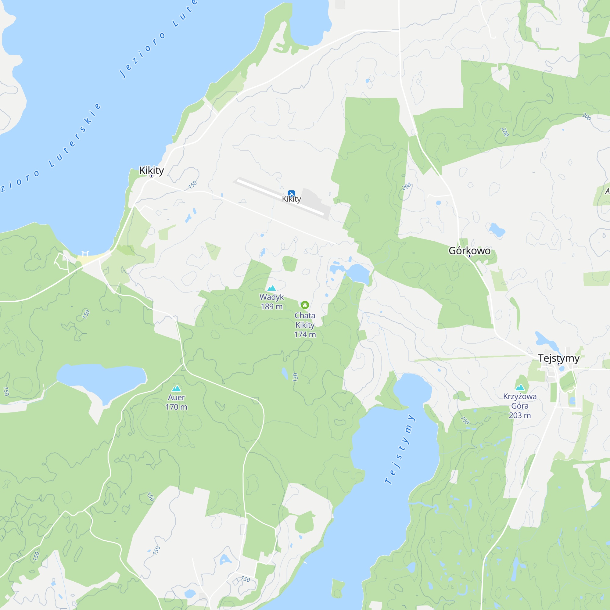 Chata Kikity map