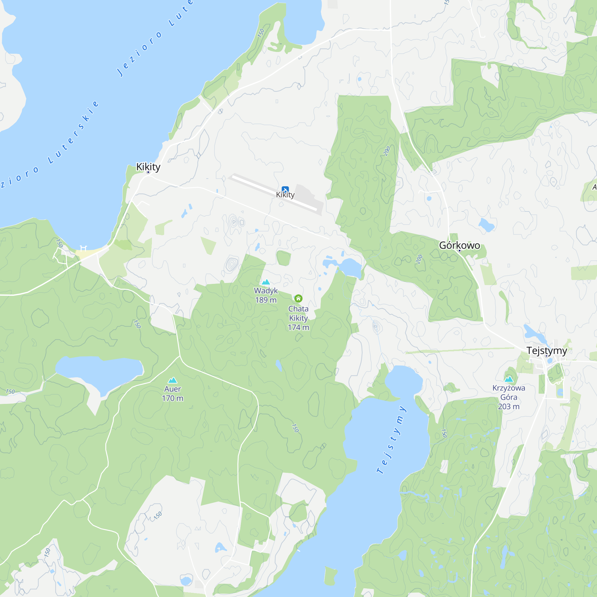 Chata Kikity map