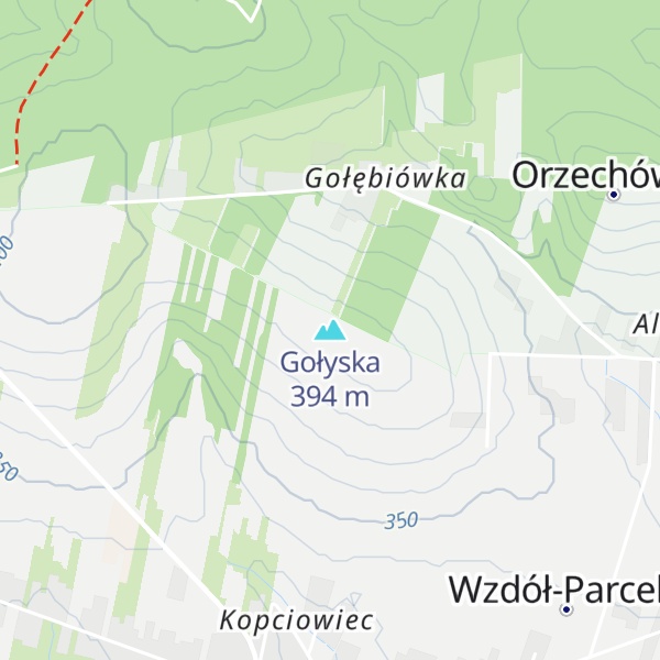 Map of Gołyska