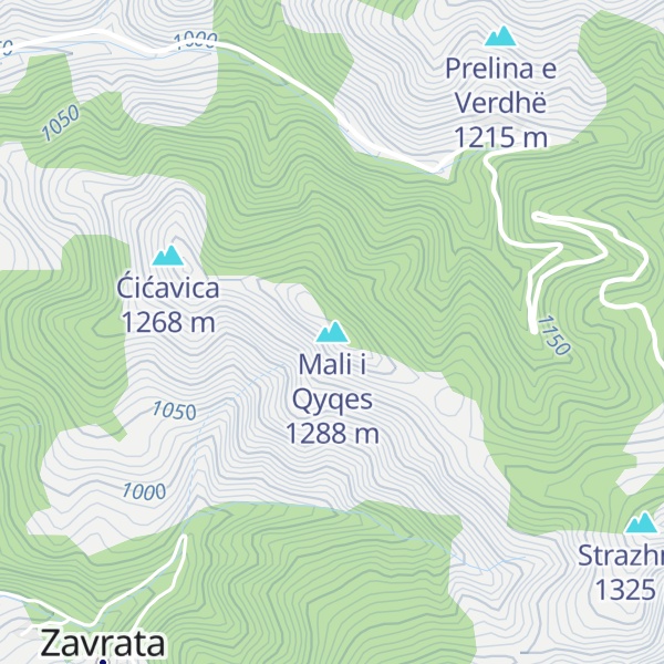 Map of Mali i Qyqes