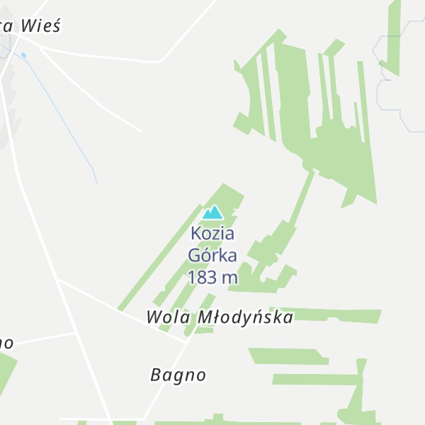 Map of Kozia Górka