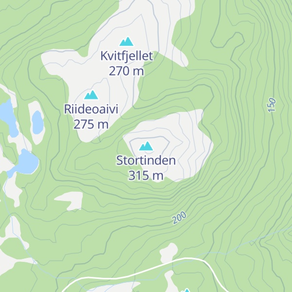 Map of Stortinden