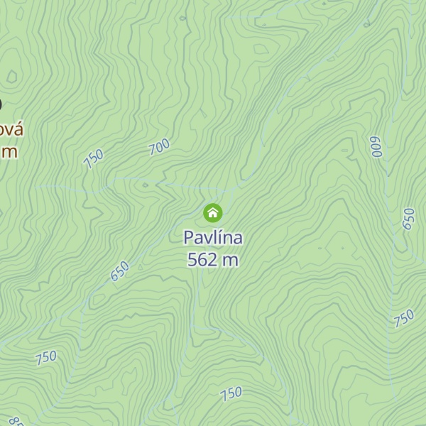 Map of Pavlína