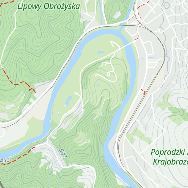 Map of Chatka Muszyńska