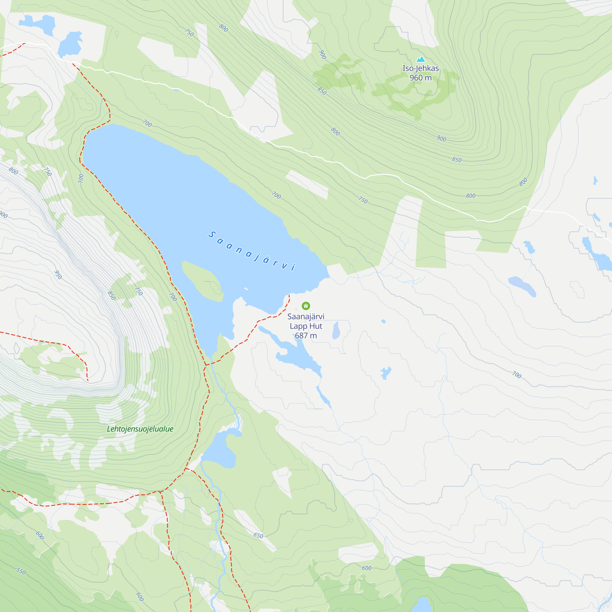 Saanajärvi Lapp Hut map