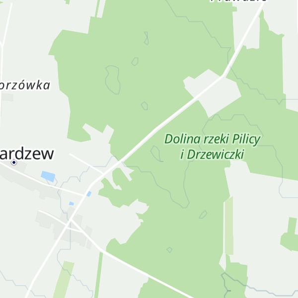 Map of Prawdzic