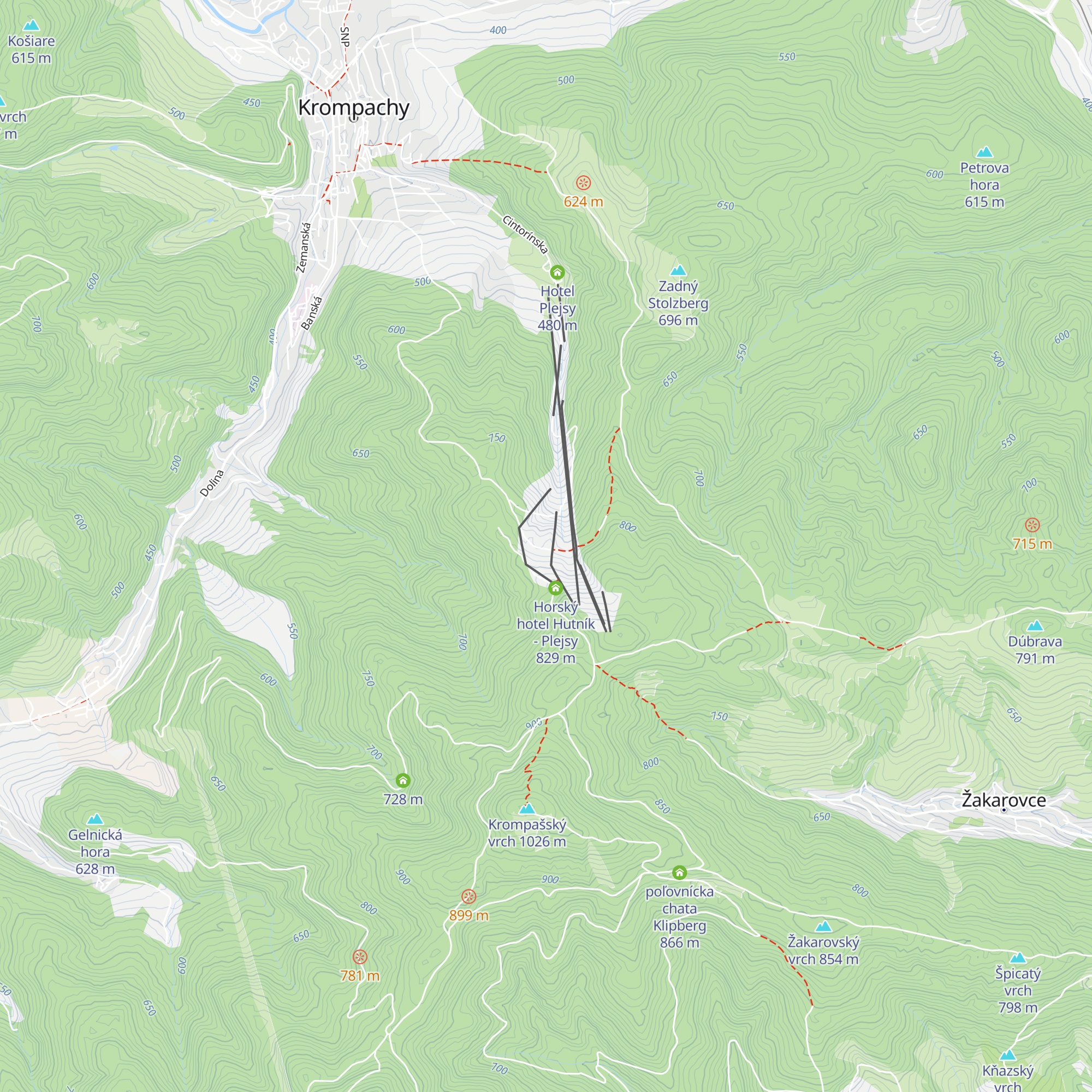 Chata Energetik map