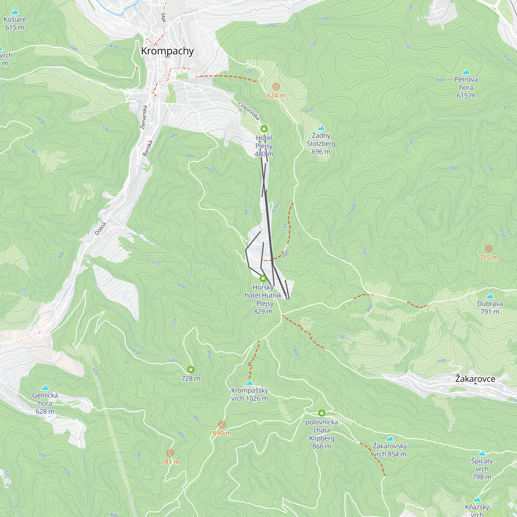 Chata Energetik map