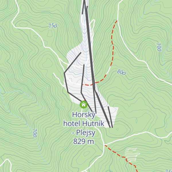 Map of Bufet pod horskou