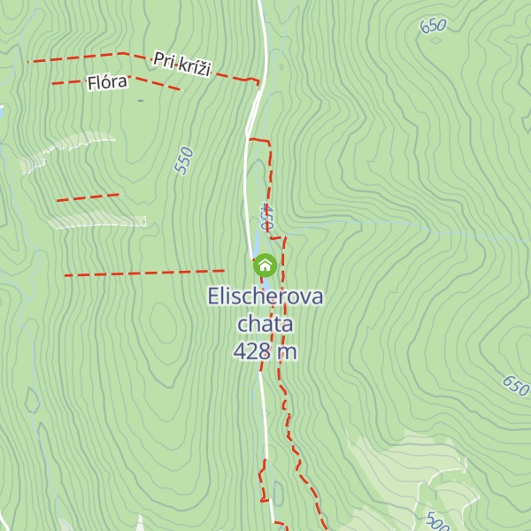Map of Elischerova chata