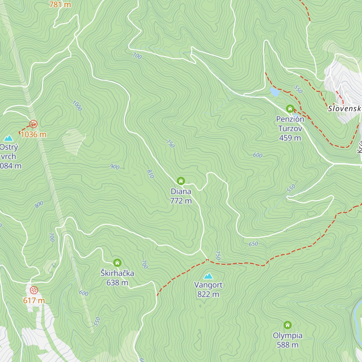 Diana map